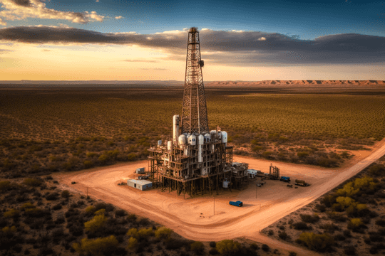 Oil well near Midland, Texas.